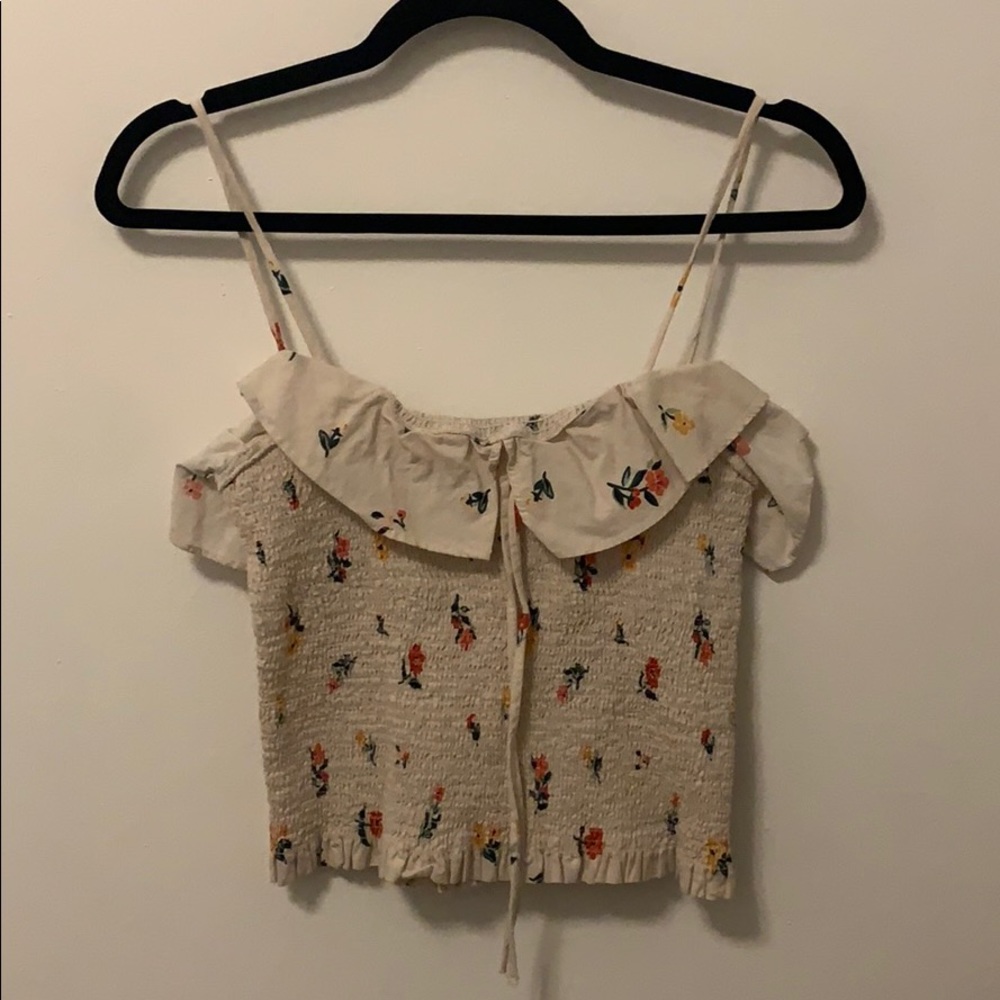Floral crop top